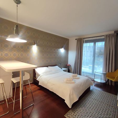 Klimatyzowany apartament przy Dworcu Głównym Cracóvia Exterior foto
